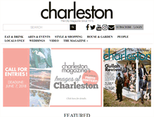 Tablet Screenshot of charlestonspringbridalshow.com